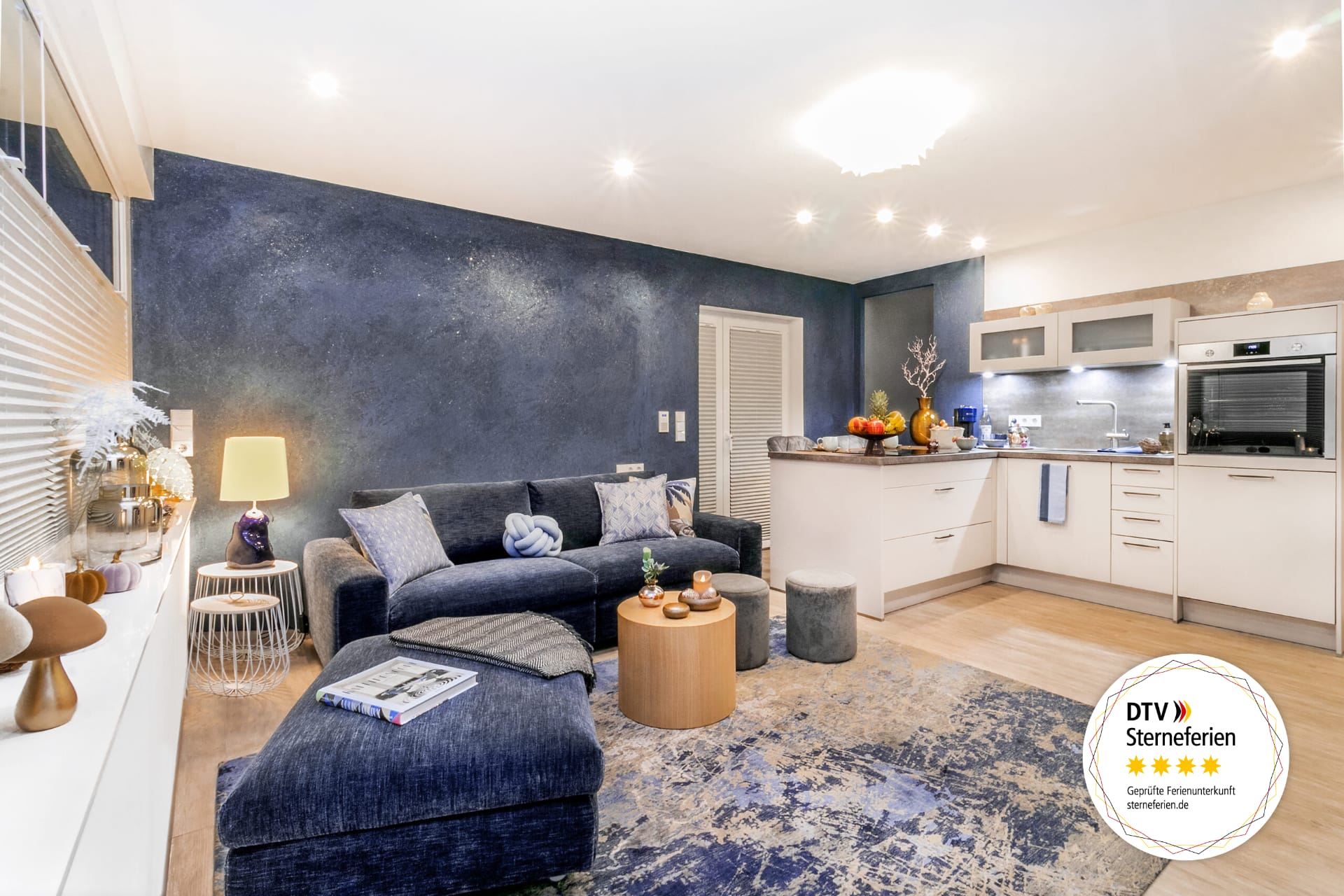 Ferienwohung Kobaltblau mit DTV-Zertifikat
